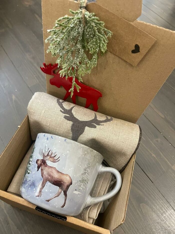 Confezione regalo cervo