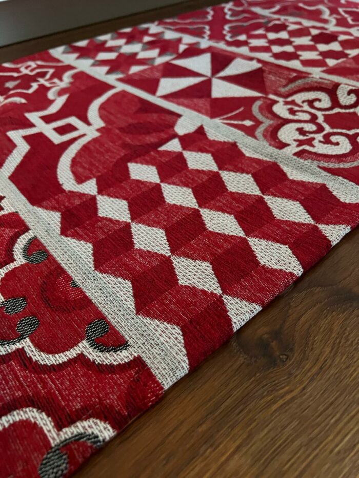 Tappeto maiolica rosso - immagine 2