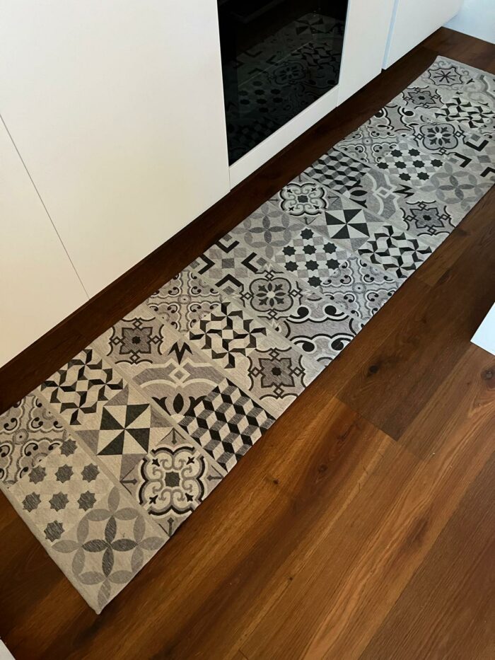 Tappeto maiolica grigio