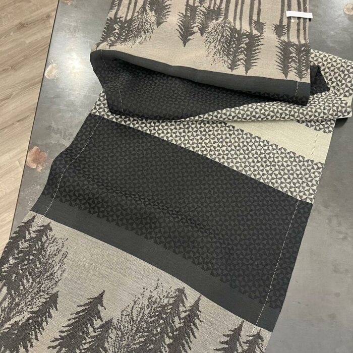 Runner lino/cotone bosco - immagine 3