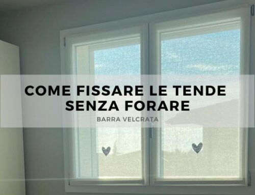Come fissare le tende senza forare il serramento