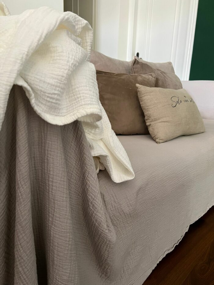 Mussola in cotone 160x240cm - immagine 2