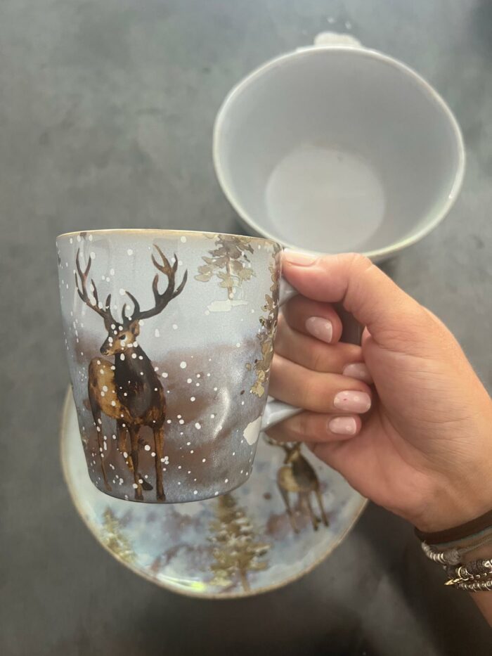 Tazza mug alta cervo