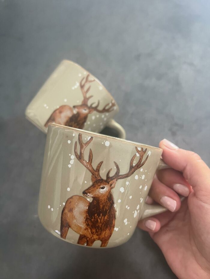 Tazza mug cervo sabbia