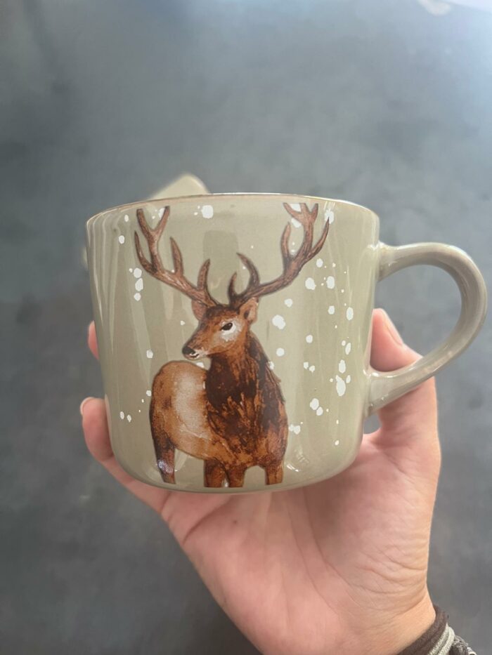 Tazza mug cervo sabbia - immagine 2
