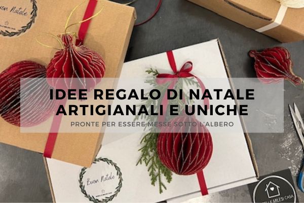 🎄 Idee regalo di Natale artigianali, personalizzate e utili
