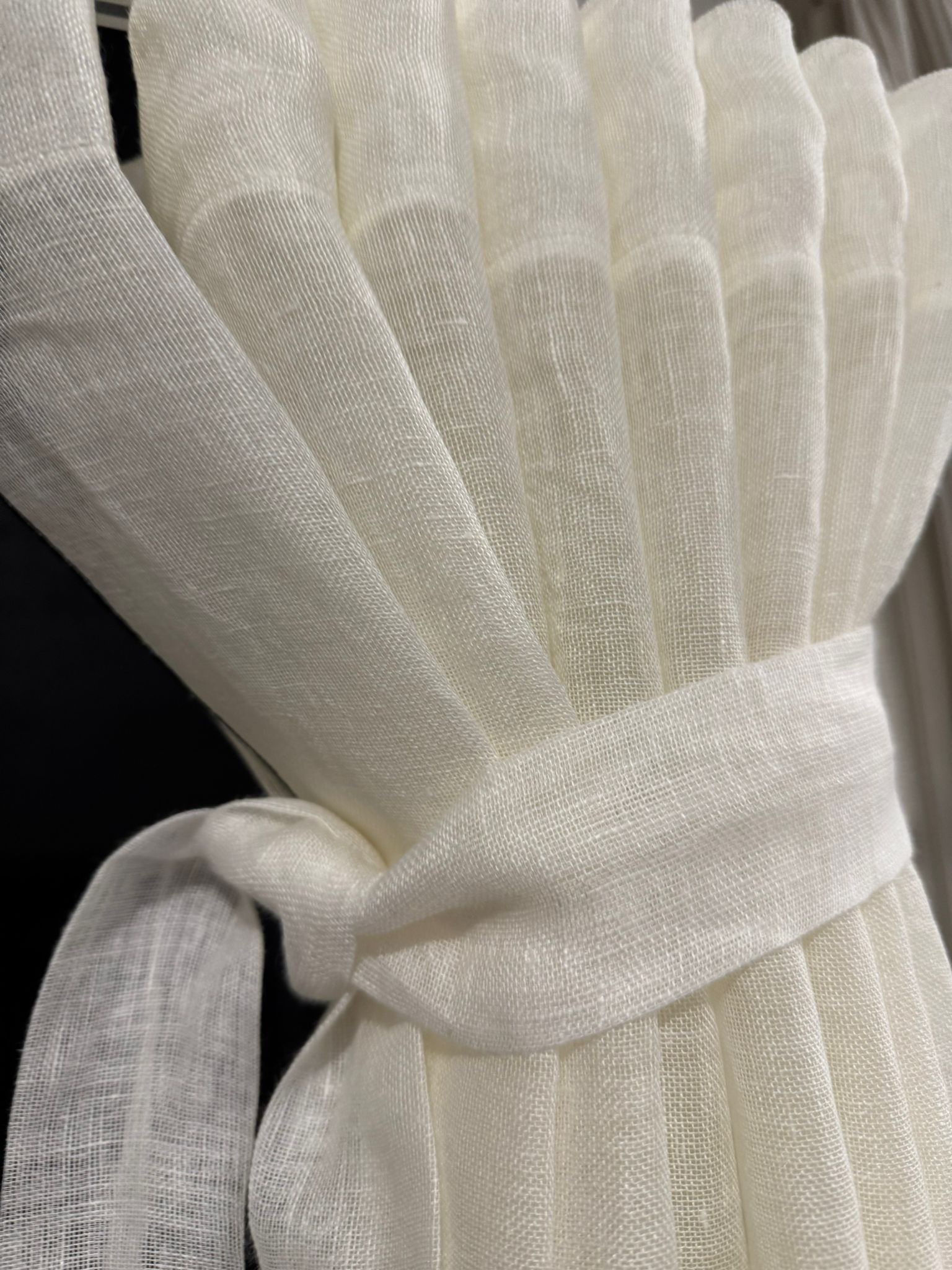 Tendaggio minimal - 100% lino - immagine 3