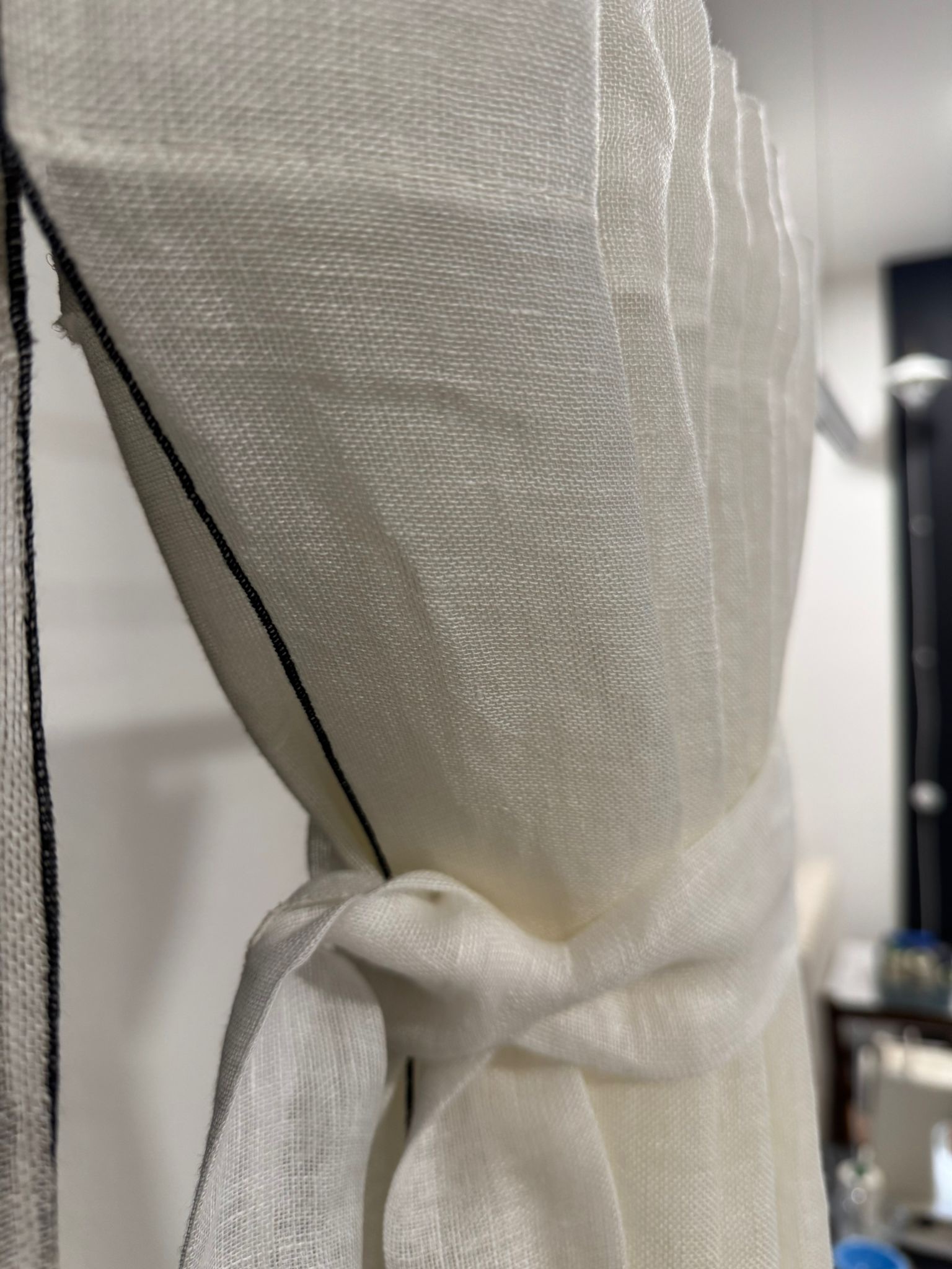 Tendaggio minimal - 100% lino - immagine 4